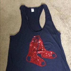 VS Pink Red Sox Tank Top